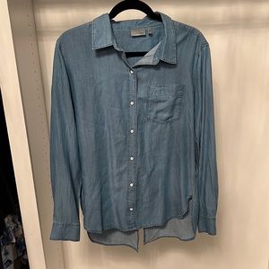 Athleta button down denim shirt